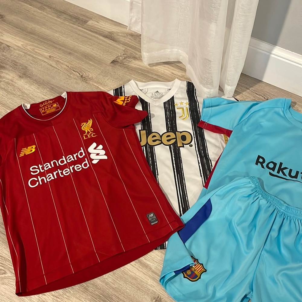 3 soccer Jerseys